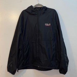 Polo Sport Black Windbreaker
